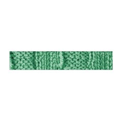 Knitted Wool Square Green Flano Scarf (mini) by snowwhitegirl