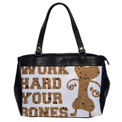 Work Hard Your Bones Office Handbags by Melcu