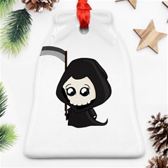 Cute Grim Reaper Ornament (bell) by Valentinaart