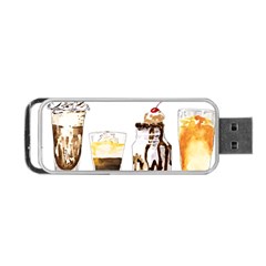 Coffee And Milkshakes Portable Usb Flash (two Sides) by KuriSweets