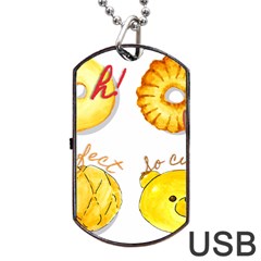 Cute Bread Dog Tag Usb Flash (one Side) by KuriSweets