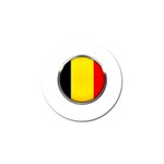 Belgium Flag Country Brussels Golf Ball Marker (10 pack) Front