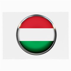 Hungary Flag Country Countries Large Glasses Cloth (2-side) by Nexatart