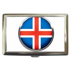 Iceland Flag Europe National Cigarette Money Cases by Nexatart