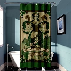  St  Patricks Day  Shower Curtain 36  X 72  (stall)  by Valentinaart