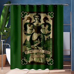  St  Patricks Day  Shower Curtain 60  X 72  (medium)  by Valentinaart