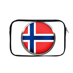 Norway Country Nation Blue Symbol Apple Macbook Pro 13  Zipper Case by Nexatart