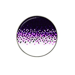 Flat Tech Camouflage Reverse Purple Hat Clip Ball Marker by jumpercat