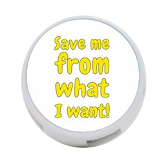 Save Me From What I Want 4-port Usb Hub (one Side) by Valentinaart