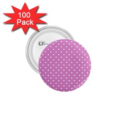 Pink Polka Dots 1 75  Buttons (100 Pack)  by jumpercat