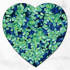 Moonlight On The Leaves Jigsaw Puzzle (heart) by jumpercat