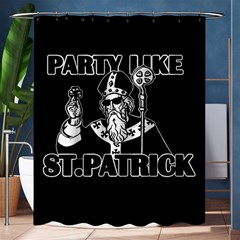  St  Patricks Day  Shower Curtain 60  X 72  (medium)  by Valentinaart