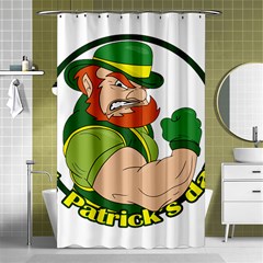 St  Patricks Day Shower Curtain 48  X 72  (small)  by Valentinaart