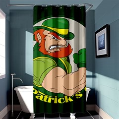 St  Patricks Day Shower Curtain 36  X 72  (stall)  by Valentinaart