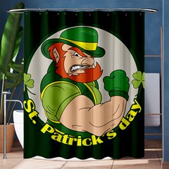 St  Patricks Day Shower Curtain 60  X 72  (medium)  by Valentinaart