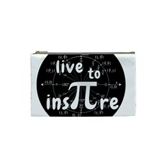 Pi Day Cosmetic Bag (small)  by Valentinaart