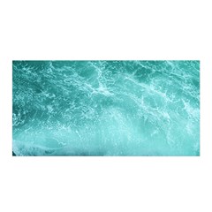 Green Ocean Splash Satin Wrap by snowwhitegirl