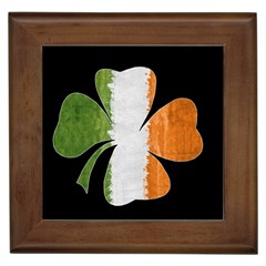 Irish Clover Framed Tiles by Valentinaart