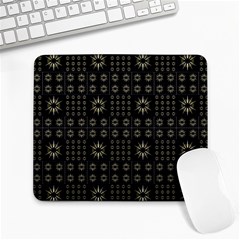 Dark Ethnic Stars Motif Pattern Large Mousepads by dflcprints