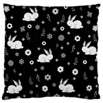 Easter bunny  Standard Flano Cushion Case (Two Sides) Back