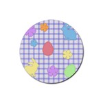 Easter Patches  Rubber Coaster (Round)  Front