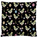 Easter Pattern Large Flano Cushion Case (Two Sides) Front