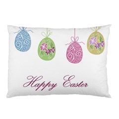 Easter Eggs Pillow Case (two Sides) by Valentinaart