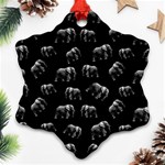 Elephant pattern Ornament (Snowflake) Front