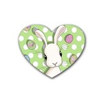 Easter bunny  Heart Coaster (4 pack)  Front