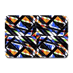 Multicolor Geometric Abstract Pattern Plate Mats by dflcprints