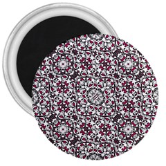 Boho Bold Vibrant Ornate Pattern 3  Magnets by dflcprints