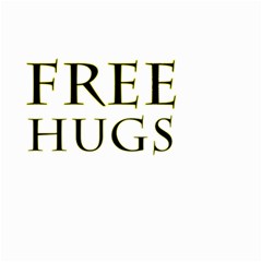 Freehugs Small Garden Flag (two Sides) by cypryanus