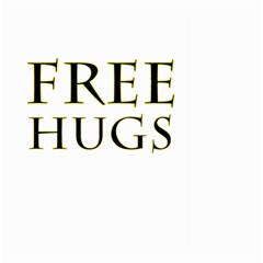 Freehugs Large Garden Flag (two Sides) by cypryanus