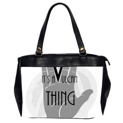 It s A Vulcan Thing Office Handbags (2 Sides)  by Howtobead