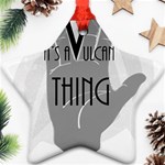 Vulcan Thing Ornament (Star) Front