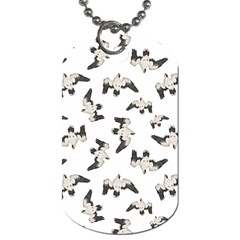 Birds Pattern Photo Collage Dog Tag (two Sides) by dflcprints