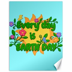 Earth Day Canvas 18  X 24   by Valentinaart