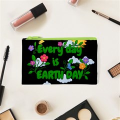 Earth Day Cosmetic Bag (xs) by Valentinaart