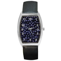 Blueberries 4 Barrel Style Metal Watch by trendistuff