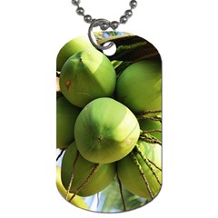 Coconuts 1 Dog Tag (one Side) by trendistuff