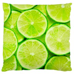 Limes 3 Large Cushion Case (two Sides) by trendistuff