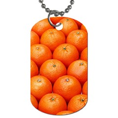 Oranges 2 Dog Tag (two Sides) by trendistuff