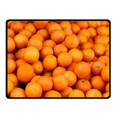 Oranges 3 Double Sided Fleece Blanket (small)  by trendistuff