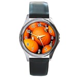 PUMPKINS 1 Round Metal Watch Front