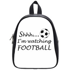 Football Fan  School Bag (small) by Valentinaart