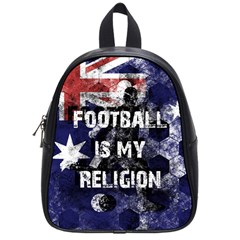 Football Is My Religion School Bag (small) by Valentinaart