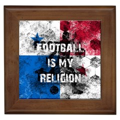 Football Is My Religion Framed Tiles by Valentinaart