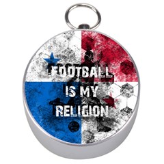 Football Is My Religion Silver Compasses by Valentinaart