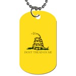 Gadsden Flag Don t tread on me Dog Tag (Two Sides) Front