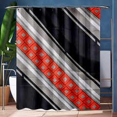 Bed Linen Microfibre Pattern Shower Curtain 60  X 72  (medium)  by Sapixe